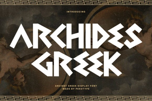 Archides: The Bold Ethnic Display Font for Powerful Branding