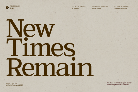 Command Attention: Why New Times Remain is the Definitive Display Serif