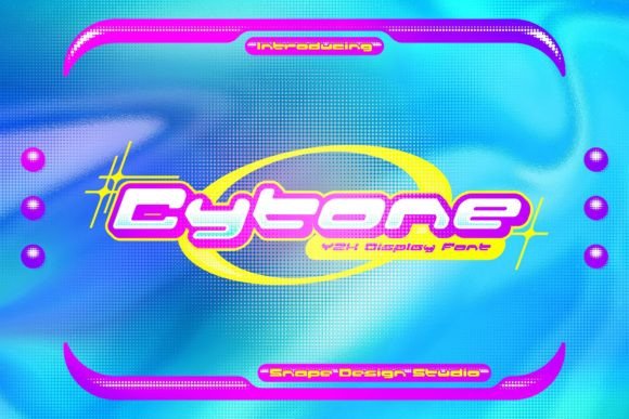 Cytone: A Deep Dive into a Y2K-Inspired Display Font for Digital Projects