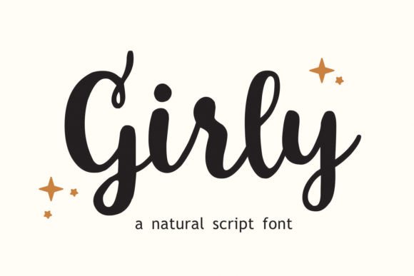 Discovering Girly: A Font for Whimsical and Elegant Designs
