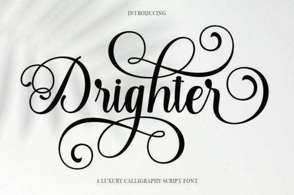 Drighter: The Sweet Calligraphy Font for Elegant Designs
