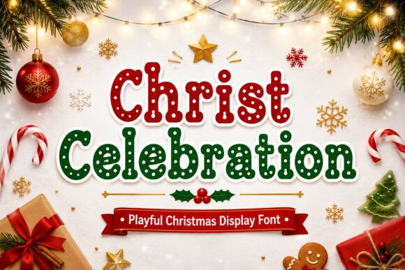 Infusing Festive Spirit: The Charm of Christ Celebration Font