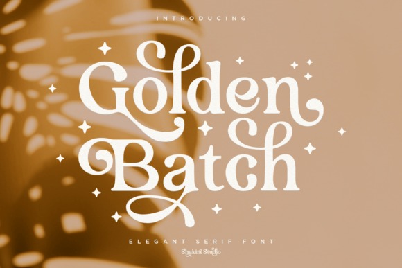 Mastering Golden Batch: Elevate Your Designs with Vintage Serif Elegance