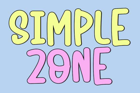 Simple Zone: The Friendly Handwritten Font for Your Creative Projects