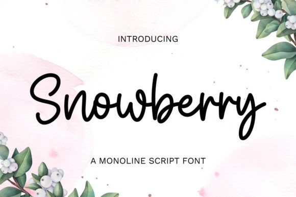 The Art of Digital Elegance: Mastering Design with the Snowberry Font